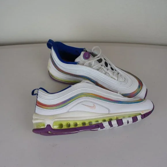 Nike Womens 9 Air Max 97 Se Running Womens Casual Shoes Cw2456-100 - Picture 2 of 8
